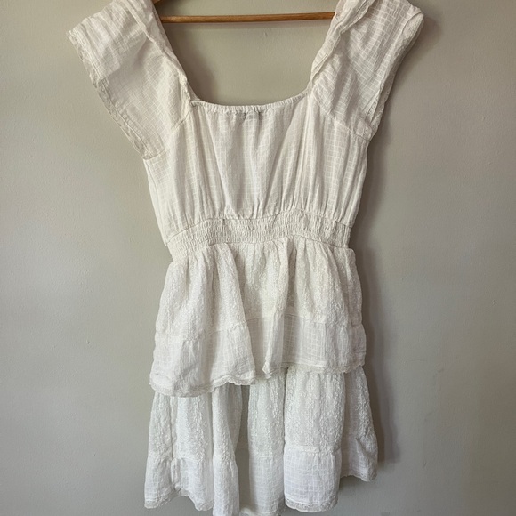 American Eagle White Summer Dress Xs - Picture 4 of 4